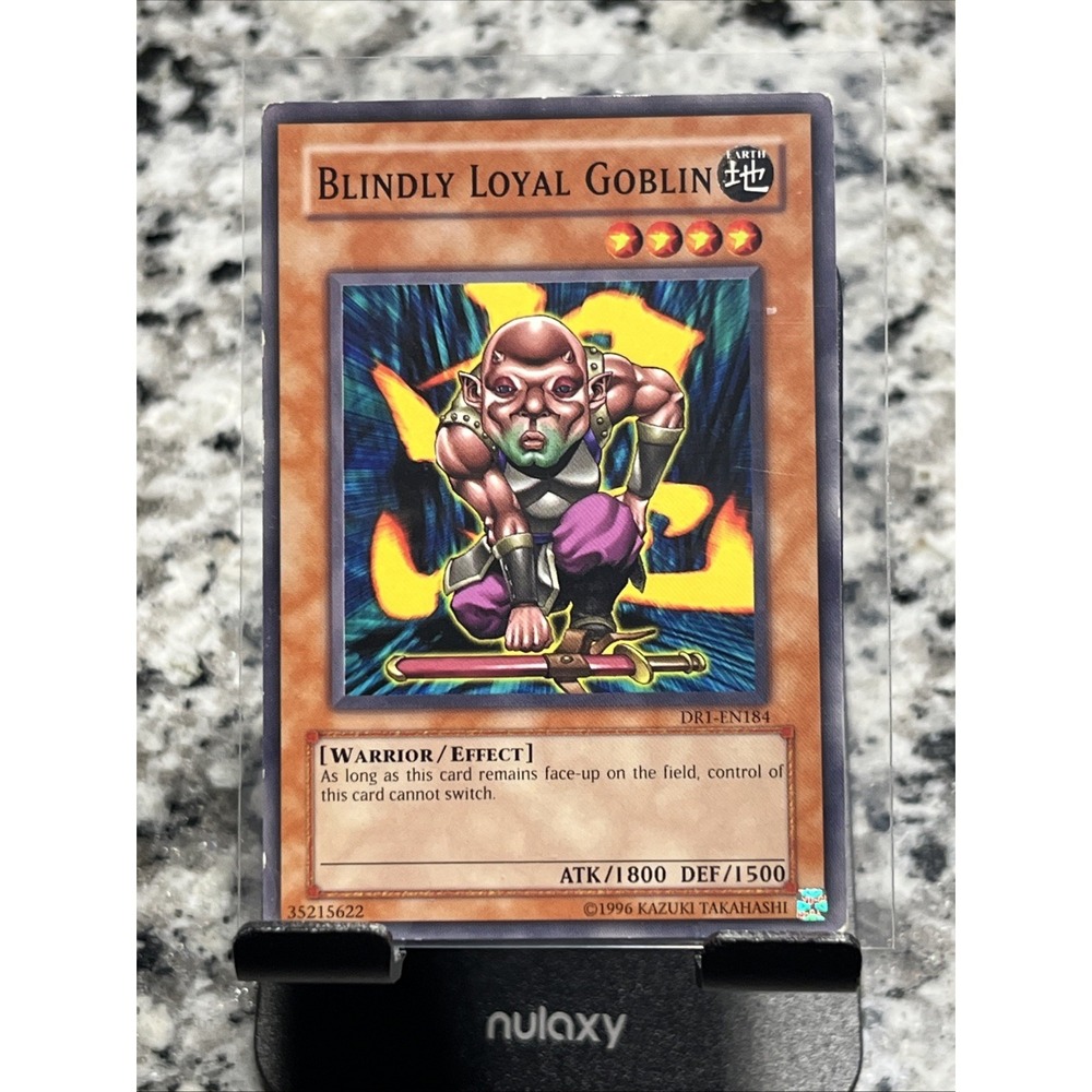 Blindly Loyal Goblin DR1-EN184 Yu-Gi-Oh! Common – Unlimited – Lightly Played